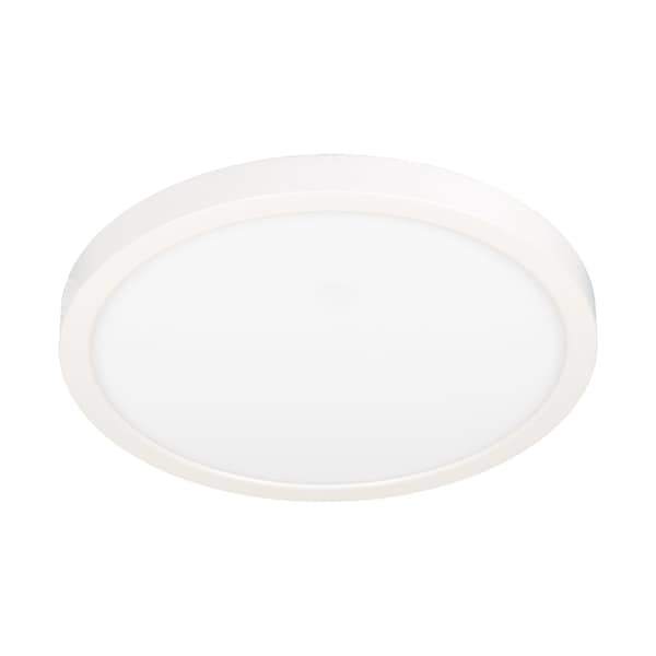 Jesco Flush Mount LED 12 Round Alum Slim Trim 22W 3CCT 90CRI WH CM409RA-12R-120V-SW3-WH - main